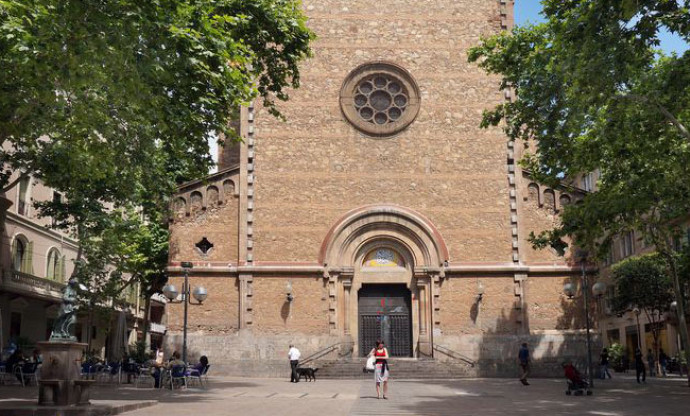 Vista de la Plaça de la Virreina